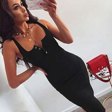 Stylish Cotton Scoop Neck Bodycon Maternity Dress