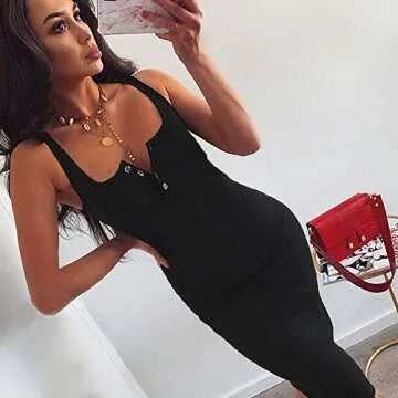 Stylish Cotton Scoop Neck Bodycon Maternity Dress