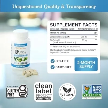 DIM Supplement for Hormonal Balance & Well-being | Vegan & Non-GMO
