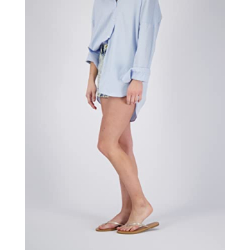 CUSHIONAIRE Cora Flip Flops Women Comfort Beach Style