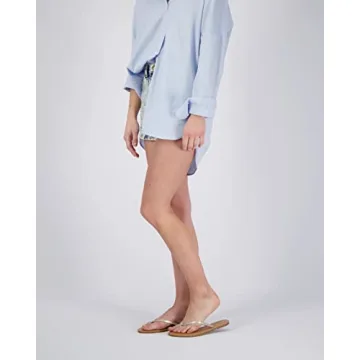 CUSHIONAIRE Cora Flip Flops Women Comfort Beach Style