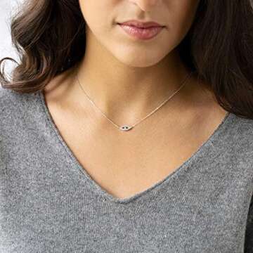 Stylish BENEIGE Gold Evil Eye Necklace for Women