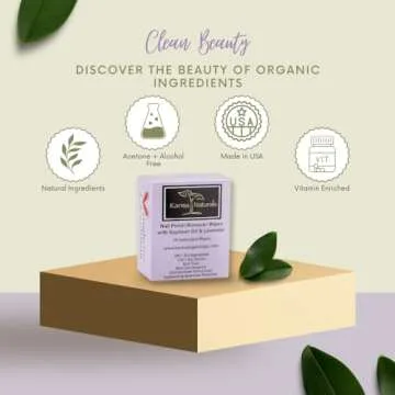 Karma Organic Natural Nail Polish Remover Wipes - Vegan & Non-Toxic