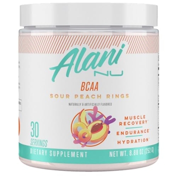 Alani Nu BCAA Sour Peach Rings | Vegan Amino Acids