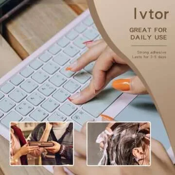 Ivtor Waterproof Nail Adhesive Tabs for Press-On Nails