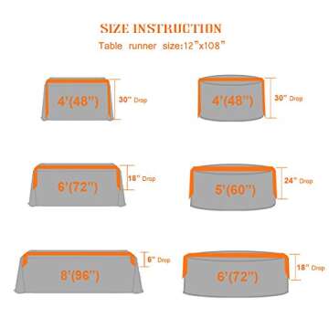 Sequin Table Runners Rose Gold- 12 X 108 Inch Glitter Rose Gold Table Runner-Rose Gold Party Supplies Fabric Decorations for Holiday Wedding Birthday