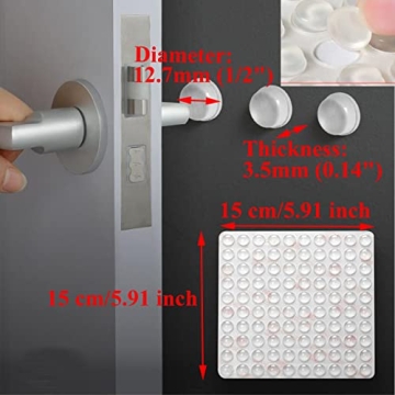 100pcs Buy Clear Cabinet Door Bumpers for Furniture
