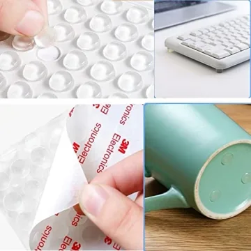 100pcs Buy Clear Cabinet Door Bumpers for Furniture