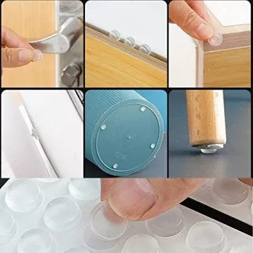 100pcs Buy Clear Cabinet Door Bumpers for Furniture