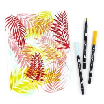 Tombow Dual Brush Pens - Vibrant, Blendable, 10-Pack