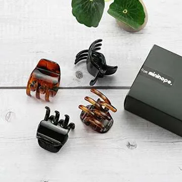 minihope Medium Claw Clips for Easy Styling and More