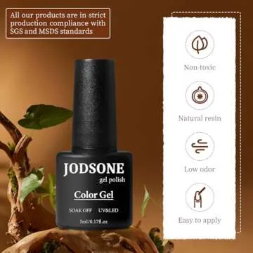 JODSONE 95 Colors Gel Nail Polish Kit for Home Manicures