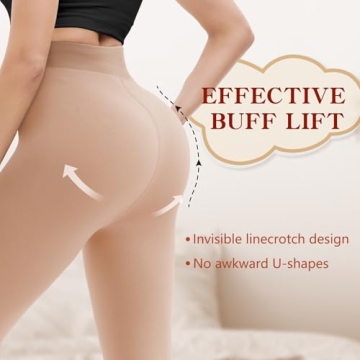 HONGTEYA Fleece Lined Tights for Women - Warm & Stylish