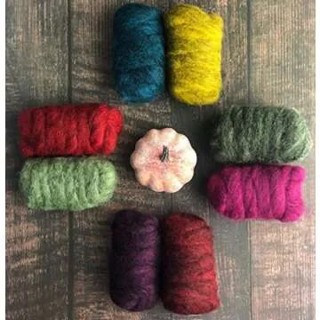 Revolution Fibers Himalayan Wool Roving 10 Colors