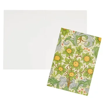 Elegant 36-Pack William Morris Blank Stationery Cards