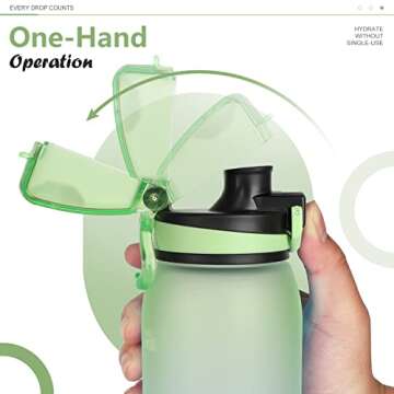 Opard 30oz Sports Water Bottle BPA-Free Tritan