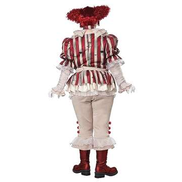 Plus Size Sadistic Clown Costume for Women 1X