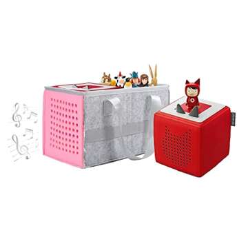 CBDYWVR Tonie Box Carrying Case, Felt Carrying Case for Toniebox Starter Set, Tonies Bag for Toys, T...