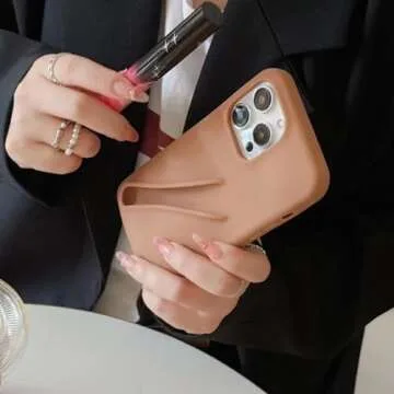 TRADAY Stylish Lipstick Phone Case for iPhone 15 Pro Max