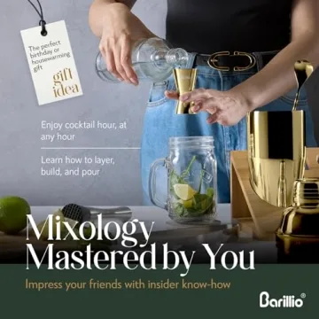 Elegant Barillio Gold Bartender Kit for Home Mixology
