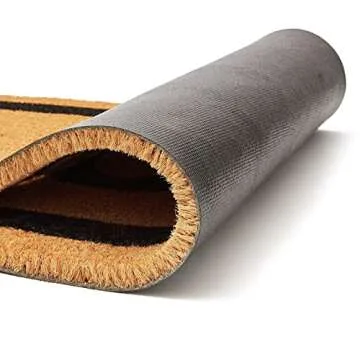 Juvale Hello Long Coir Doormat - Durable Outdoor Welcome Mat