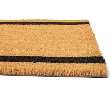 Juvale Hello Long Coir Doormat - Durable Outdoor Welcome Mat