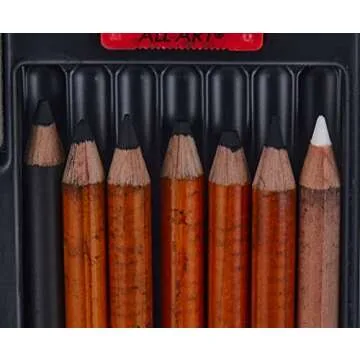 General Pencil Gen15 Charcoal Kit, Multicolor (GEN15)