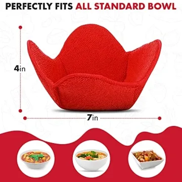 Microwave Bowl Huggers Warmers for Safe Cooking