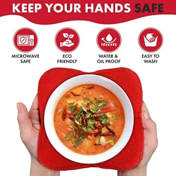 Microwave Bowl Huggers Warmers for Safe Cooking