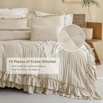 Masaca King Comforter Set - Vintage Boho Chic Bedding