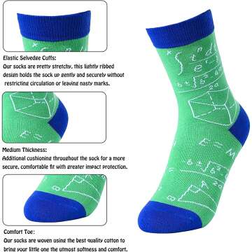 HAPPYPOP Boys Novelty Socks Gift Box for Kids