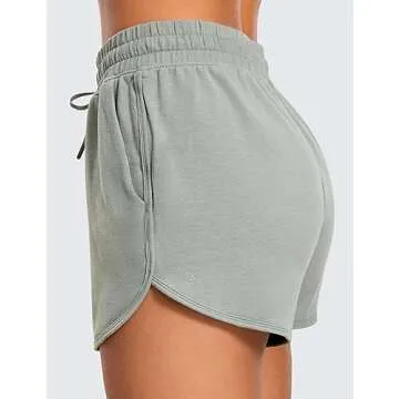 CRZ YOGA Women's Lounge Shorts - Comfortable & Stylish