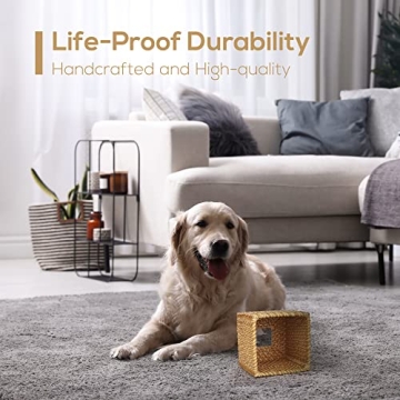 STYKEE Rattan Tissue Box Cover - Stylish & Functional