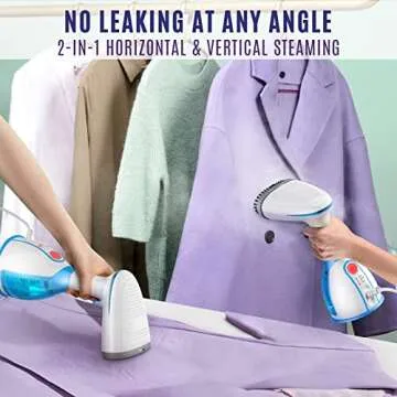 Handheld Clothes Steamer with Fast Heat-up and Large Tank