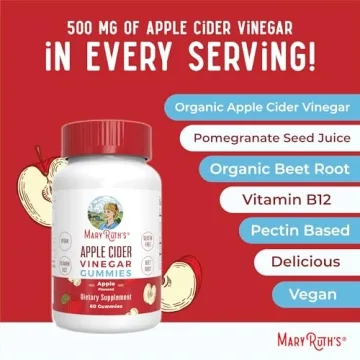 MaryRuth's Vegan Apple Cider Vinegar Gummies for Wellness