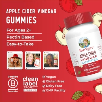 MaryRuth's Vegan Apple Cider Vinegar Gummies for Wellness