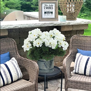 CISDUEO Artificial Geraniums for Easy Home Decor