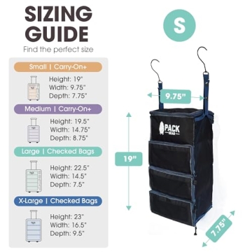 Pack Gear Hanging Carry-On Organizer - Travel Essential