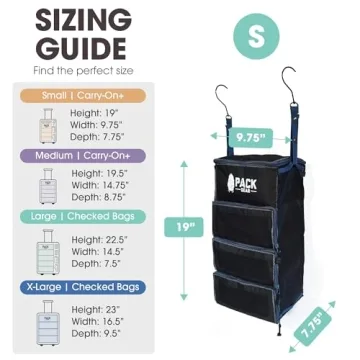 Pack Gear Hanging Carry-On Organizer - Travel Essential