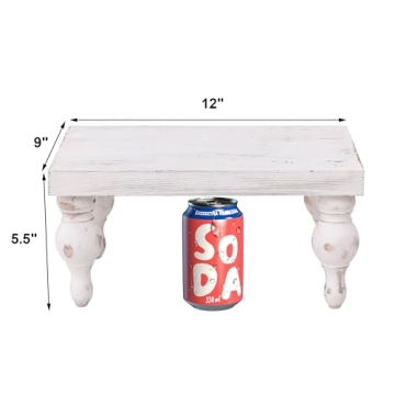 Elynice Wood Tray - Farmhouse Decor Stand for All Occasions