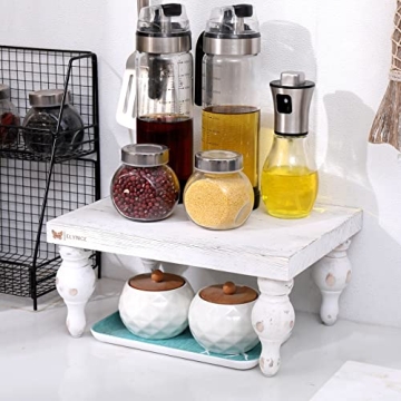 Elynice Wood Tray - Farmhouse Decor Stand for All Occasions