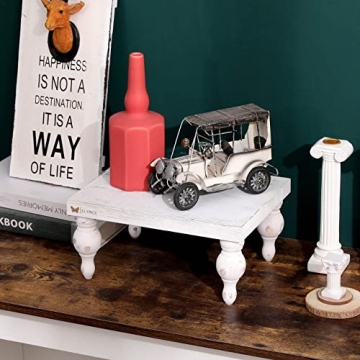 Elynice Wood Tray - Farmhouse Decor Stand for All Occasions