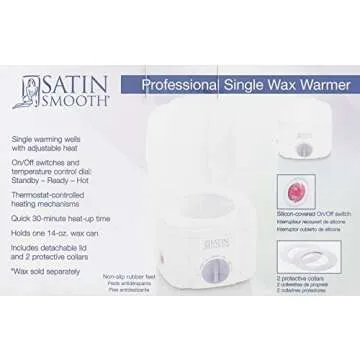 Satin Smooth Compact Wax Warmer for Smooth Hair Removal