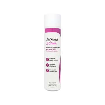 NutraBlast So Fresh & Clean | pH Balance Feminine Wash with Boric Acid | Supports Odor Control | Cleanses Discharge | Promotes Healthy Intimate Balance (10 fl oz)