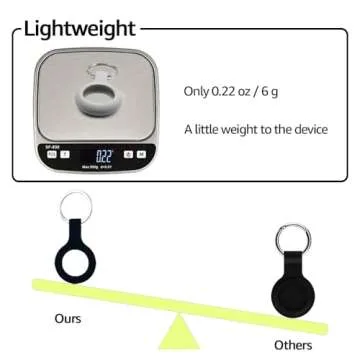 ThingsBag Apple AirTags 4 Pack Case Keychain Silicone Apple Air Tags Holder Item Finders Accessories Comes with Metal Snap Airtags Keyring Case 4 Pack