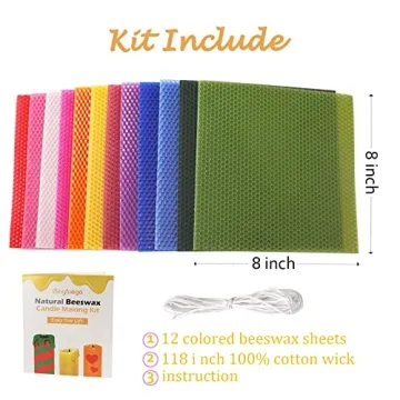 Bingfuego Beeswax Candle Making Kit for Kids - Colorful Fun!