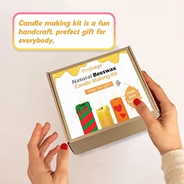 Bingfuego Beeswax Candle Making Kit for Kids - Colorful Fun!