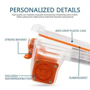 Pixco Waterproof Case for Diving & Outdoor Use