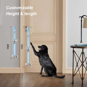 Luckyiren Dog Door Bell for Easy Potty Training