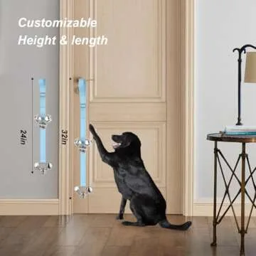 Luckyiren Dog Door Bell for Easy Potty Training